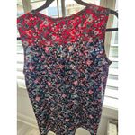 Westport Size M Womens Red White and Blue 4th of July Sleeveless V-Neck Tunic Photo 2