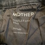 Mother Women's Not Guilty The Hustler Ankle Fray High Rise Jeans Size 29 Black Photo 10