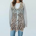 Free People Sweater Cardigan Size XS Boho Grandmacore Hippie Indie Brown Crochet Photo 11