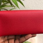 Guess Red leather glasses/sunglasses case. Approx 6.5” wide x 3” tall Photo 1