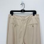 Madewell The Harlow Wide Leg Pant Linen Twill Harvest Moon Beige US 12 NWT Photo 12