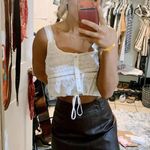 Free People Brown Leather Skirt Photo 0