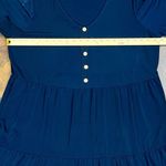 AGB Navy Blue Short Sleeve Summer Dress 2X Photo 4