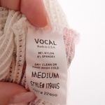 Vocal  Women's Floral with Crystal Embellishments Sheer Tank size M Photo 8