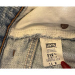 Levi's Vintage 512 Jeans Womens 14M Slim Fit Tapered Leg Light Wash USA Denim 90s Photo 5