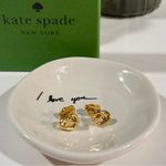 Kate Spade NEW YORK LOVE ME KNOT GOLD EARRINGS NIB Photo 6
