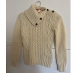 Gap Y2K Wool Camel Hair Cable Knit Button Turtleneck Sweater Women’s S Vintage Photo 1
