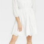 Knox Rose NEW  Summer White eyelet dress sz medium Photo 0