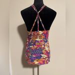 EUC Kira Multicolor Floral Ruffle Sleeveless Top size small Pink Photo 3