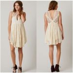Free People ✨ Don't You Dare Sz Medium Dress in Neutral Combo✨ Photo 7