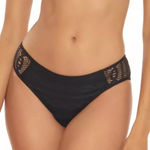 Becca  Black Colorplay Crochet Hipster Bikini Bottom Size S New Photo 0