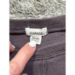 Garage Denim Kylie Exposed Seams Long Sleeve Tee Sz XS Photo 4