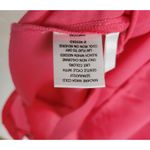 Ny Company Womens Blouse Size Medium Pink Ruffle Crewneck Half Sleeves Photo 2