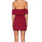 Lovers + Friends NWT Primrose Burgundy off the shoulder mini dress Photo 5