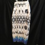 Love Sam White & Blue Maxi Tye Dye Slit Skirt M NEW Size M Photo 6