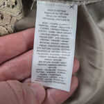 Ralph Lauren Lauren  Gold Shimmer Lace Black Label Long Sleeve Short Dress Size 4 Photo 9