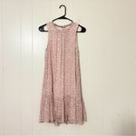 by Anthropologie Dress Womens Natalie Flounced Tunic Flare Tier Size XSP Pink Photo 1