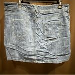 Sonoma  Blue Denim Mini Skirt w/Shorts Underneath, Size 12 Photo 1