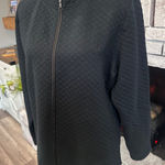 Ralph Lauren Quilted Full Zip Jacket Black Size XL Cotton Blend Photo 0