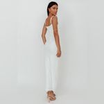 Here Comes the Sun Love To Love Front Split Maxi Dress White NEW Medium Photo 1