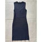 French Connection Dress Womens 4 Black Bandage Midi Y2K Party Event Romantic Photo 3