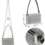 Bling Bling Crystals Evening Clutch Bag for Women Girls Sparkling Crossbody Bag Wedding Prom Party Club Purses Handbags Photo 1