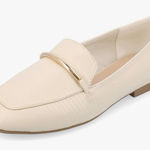 Journee Collection NEW Loafer Flat Notched Topline Square Toe Slip-On Shoes 7.5 $80 Photo 0