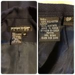 Morgan Taylor Petites Navy Blue Skirt Suit Y2K 8P Photo 7