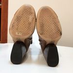 Tory Burch Grove Leather 100mm Block-Heel Bootie in Royal Tan Photo 5