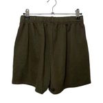 Good American Sea Turtle Green French Terry Pull On Shorts Women’s Size S Casual Photo 1
