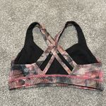 Lululemon ‎ Stash N’ Run Bra - Sun Dazed Multi Pink/Super Dark size 6 Photo 3