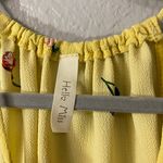 Hello Miss yellow floral halter tank top Photo 2