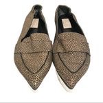 AGL Attilio Giusti Leombruni 10.5 Micro Pointed Toe Loafer in Cognac Mini Brown Photo 2