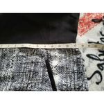 Loft  Petite Sleeveless Scoop Neck Black Top Gray Multi Color Tweed Skirt 12P Photo 8