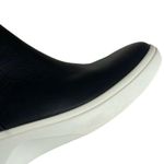 Ecco NWOT  Leather Soft 7 Wedge City Ankle Boots Black Size 6 - 6.5 Retail $180 Photo 3