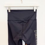 PE Nation High Rise Logo 7/8 Athletic Workout Leggings Gym Pant Activewear Small Black Photo 10