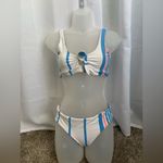 Maaji  reversible bikini set Floral Stripes Size 16‎ XXS GUC 0386 Photo 4
