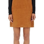 ATM Anthony Thomas Melillo 100% Leather Suede Dress in Cognac Size 4 Tan Photo 0