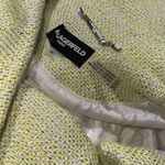 Karl Lagerfeld NWT  Paris Tweed Single Breasted Jacket Color: CHARTREUSE / GREEN Photo 6