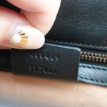 Gucci  Leopard Face Animal Print Calf Hair 90s Style Black Leather Shoulder Bag Photo 14