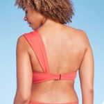 Shade & Shore Women's Lightly Lined One Shoulder Twist-Front Bow Tail Bikini Top - Photo 4