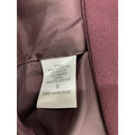 Girls Junior 7th Ave Suiting Ny & Co Burgandy Zip Up Cropped Jacket Size 0 NWT Red Photo 5