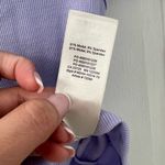 Aritzia Wilfred Meline Mock Neck Crop Top (Size M) Purple Size M Photo 6