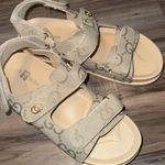 Talula Tala Sandals Beige Monogram strap style  Photo 0