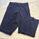 Ralph Lauren Lauren  Active Navy Leggings Wide Leg Size Large Photo 1