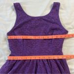 Urban Outfitters Pins & Needles Sz 0 XS Purple Lace Low Back Dress Coquette Boho Photo 3