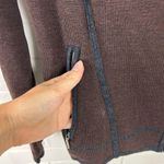 Krimson Klover Brown Knit Asymmetrical Zip Wool Jacket Size XS Photo 7