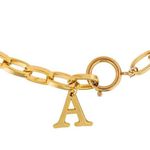 joolz by Martha Calvo Initial Lariat "L" Gold Photo 2