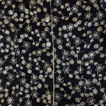 80s Vintage Black Velvet Gold Metallic Brocade Embroider USA Made Jacket Size 14 Photo 4