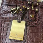 Etienne Aigner Rich Brown Crocodile Tote Photo 11